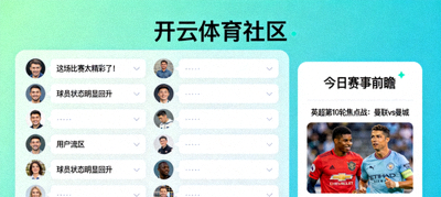 开云体育社区讨论板块，用户交流赛事看法与资讯分享